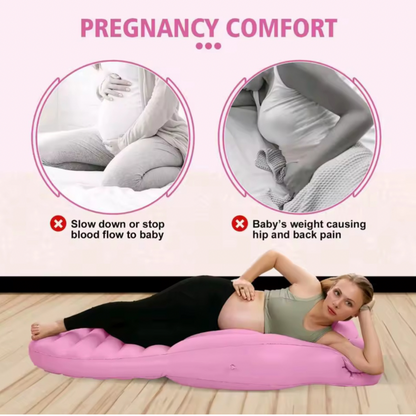 ComfortBloom Almohada Inflable Para Embarazadas