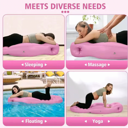 ComfortBloom Almohada Inflable Para Embarazadas